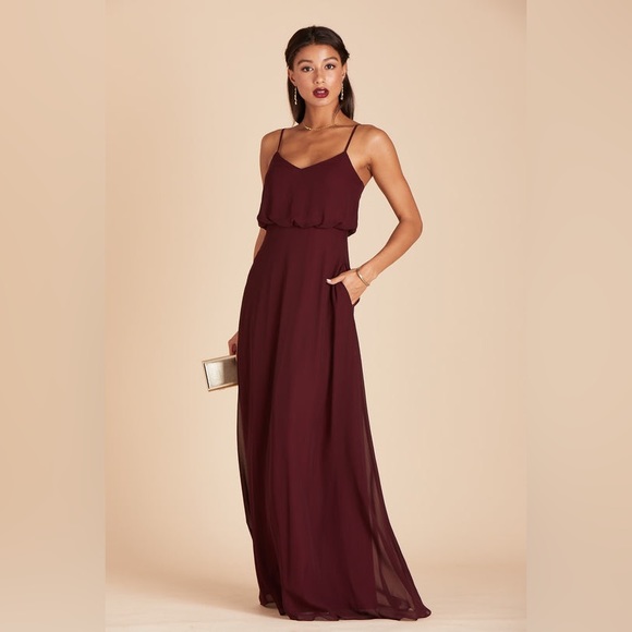 BIRDY GREY GWENNIE DRESS
CHIFFON COLOR CABERNET SIZE LARGE NWT - Picture 5 of 8